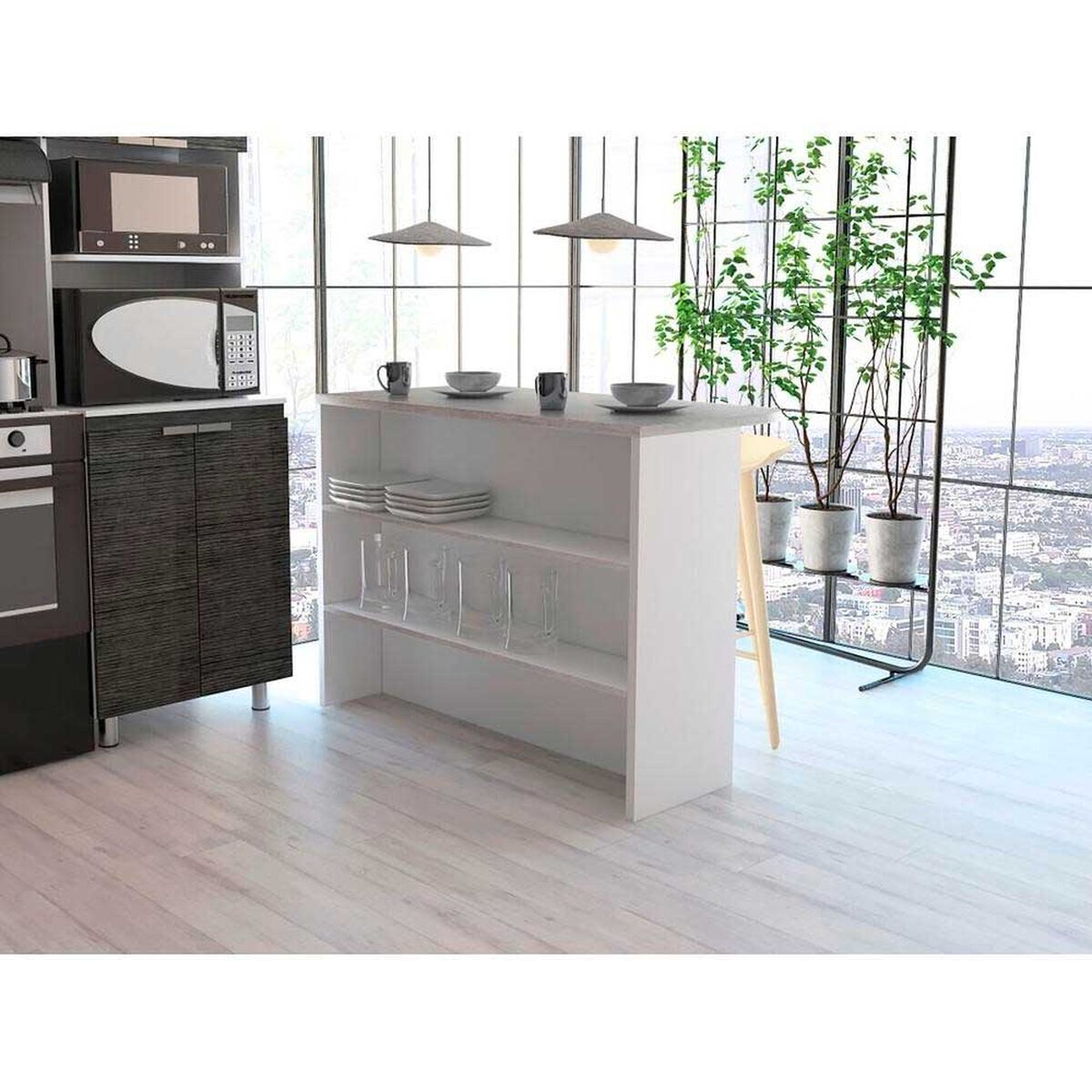 Mueble cocina Tuhome, Barra auxiliar BBT3837