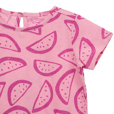 Imagen 2 del producto Polera Manga Corta Chess Baby blanco, lila, rosado