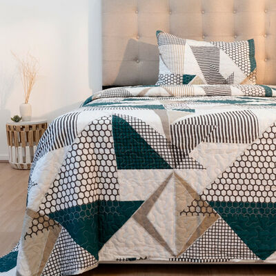 Quilt Doral 1,5 Plazas Stitchy Aristas