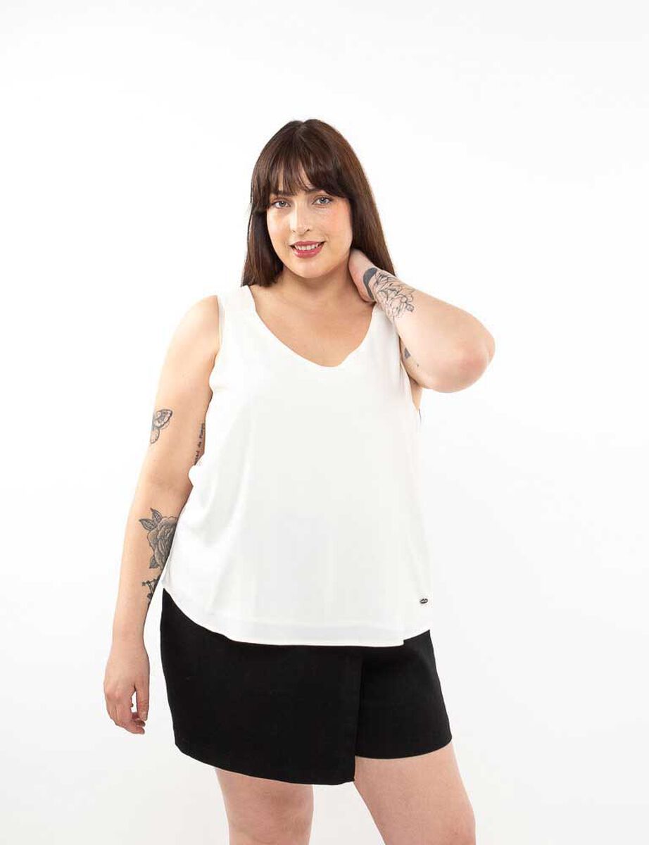 Blusa Sin Mangas Mujer Extralindas