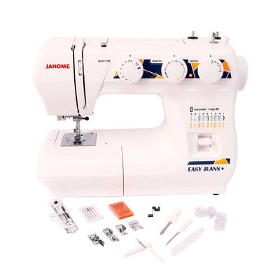 Imagen 2 del producto Combo Máquina de Coser Janome Easy Jeans + Overlock 8002D