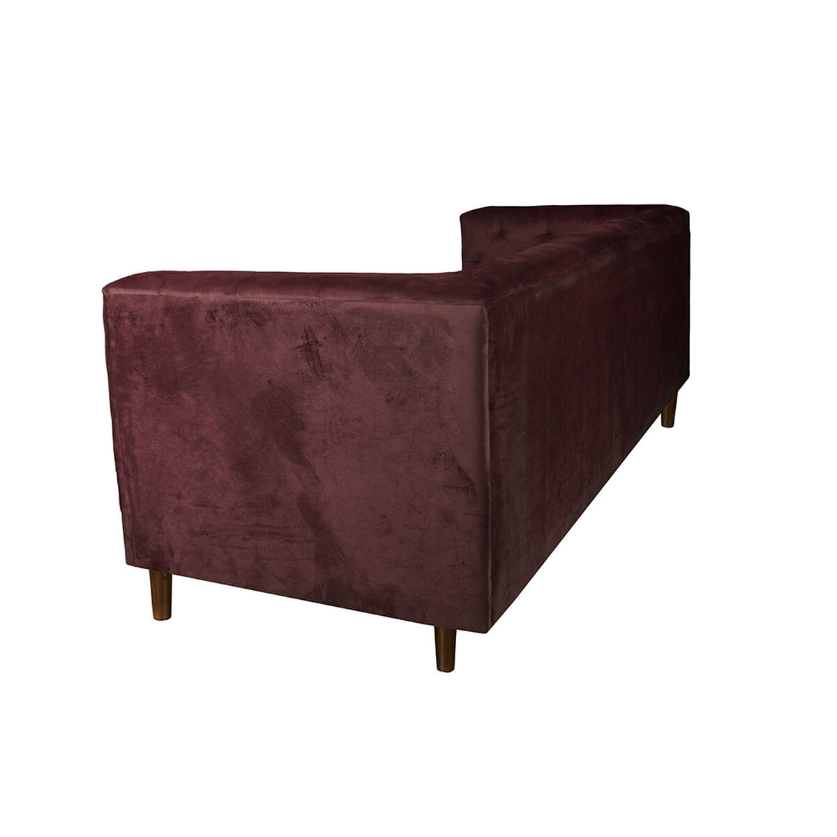 Sof&aacute; Tela Velvet Latam Home Brescia 3 Cuerpos