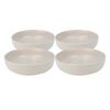 Set 4 Platos Hondo Doral Porto Servo Blanco