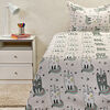 Plumón Kids Delgado Estampado Home Kids 1 Plaza Caticorn