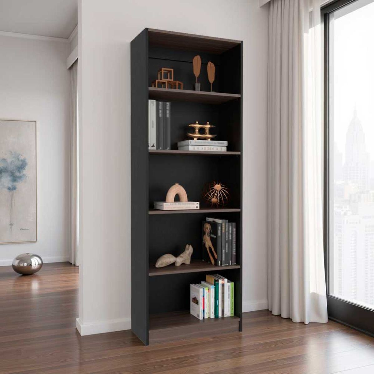 Estante TuHome Home E3 4 Repisas Wengue Milan
