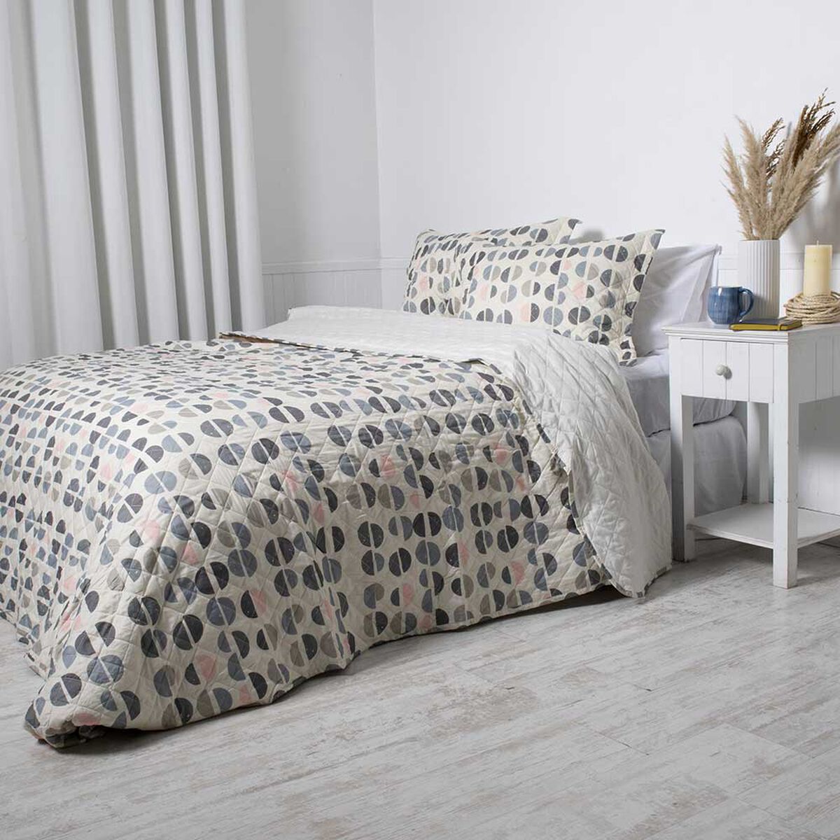 Quilt Mashini 1,5 Plazas Estampado Clouds