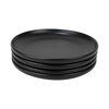 Set 4 Platos de Pan Doral Doral Porto Servo Negro