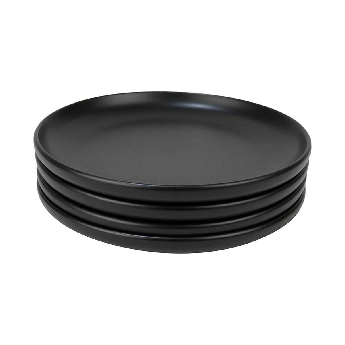 Set 4 Platos de Pan Doral Doral Porto Servo Negro