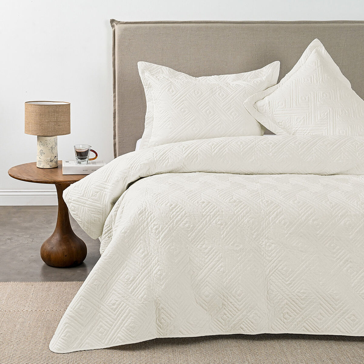 Quilt Cannon Matelado 2 Plazas Beige