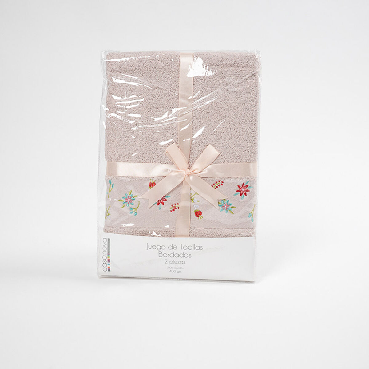 Set 2 Toallas de Ba&ntilde;o Casanova Rosa