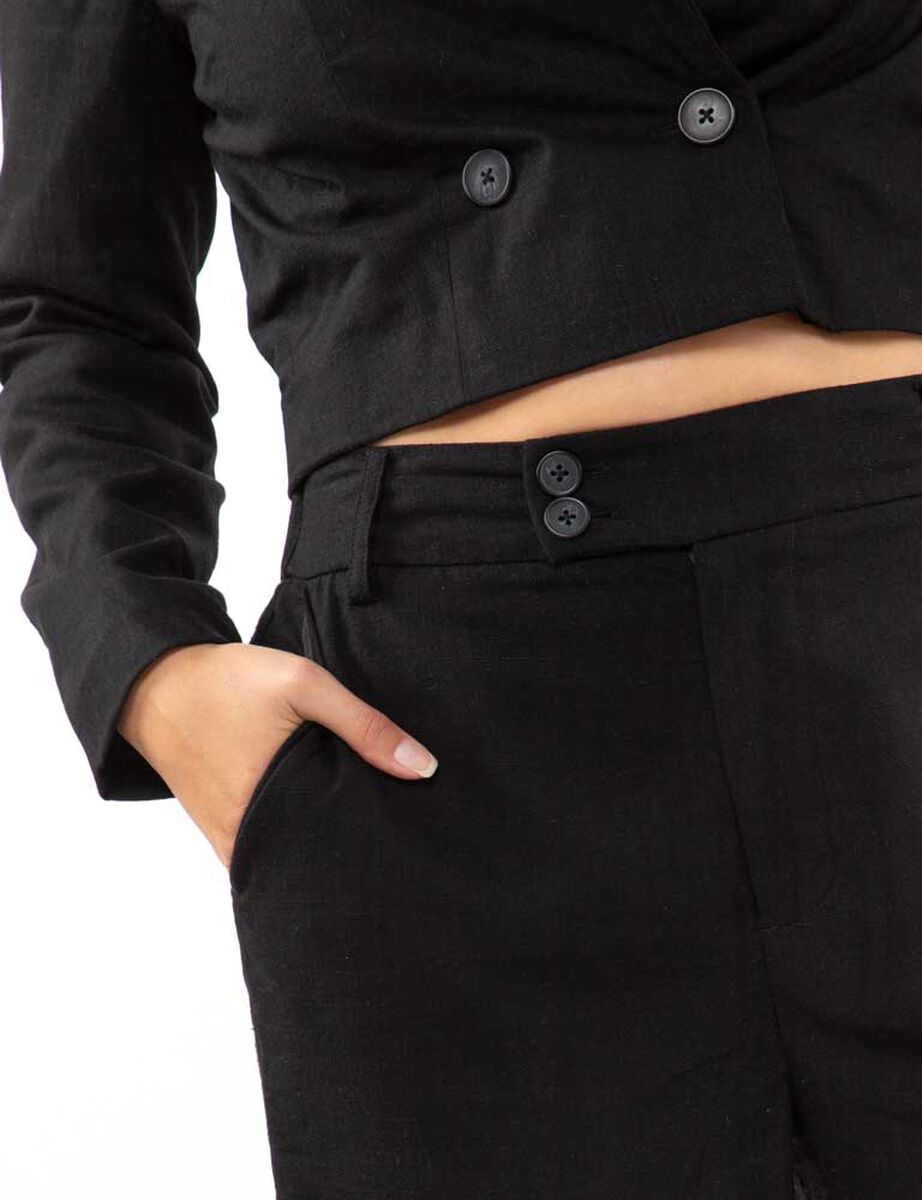 Pantalón Lino Culotte Mujer Zibel