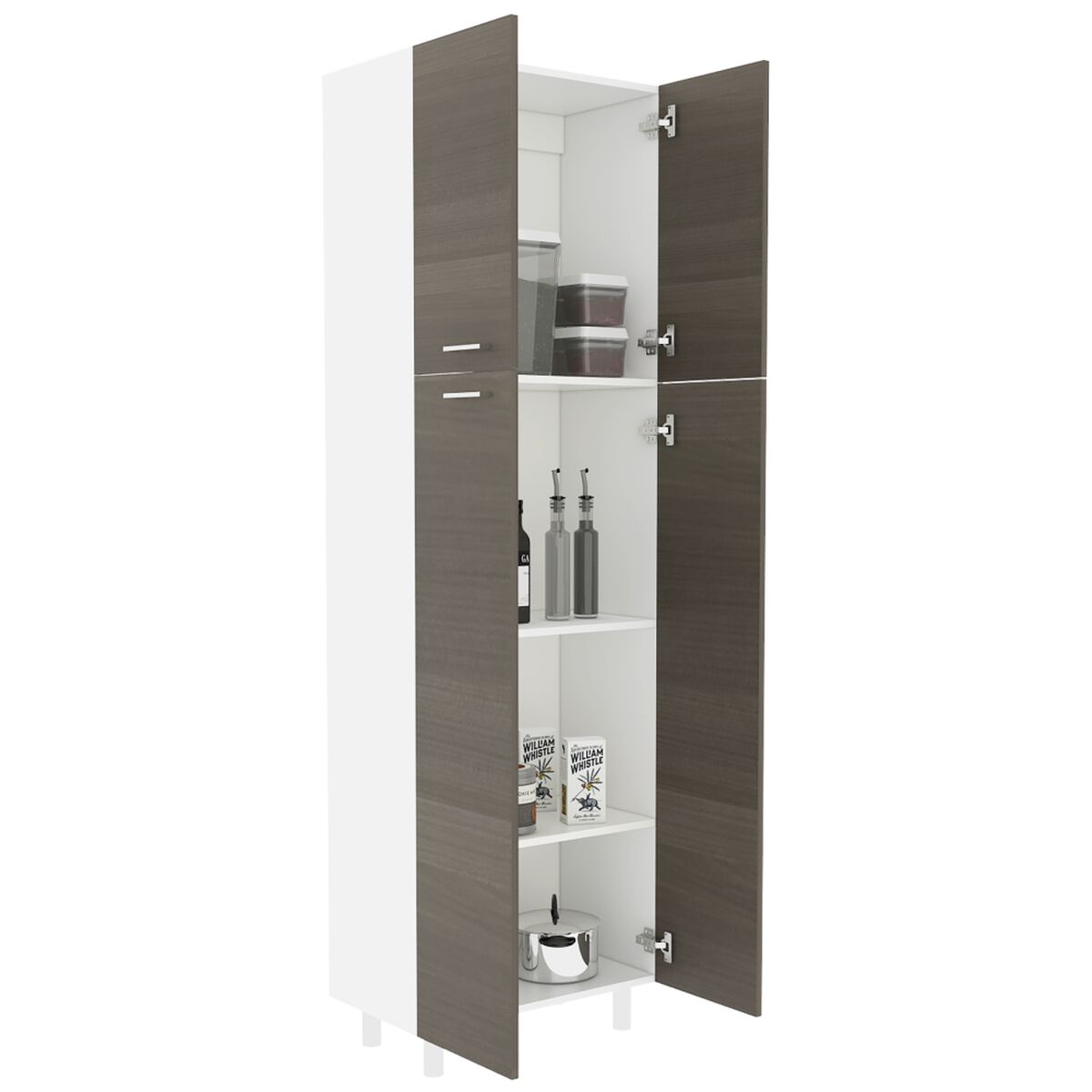 Alacena TuHome Rossi Blanco/Olivo 4 Puertas