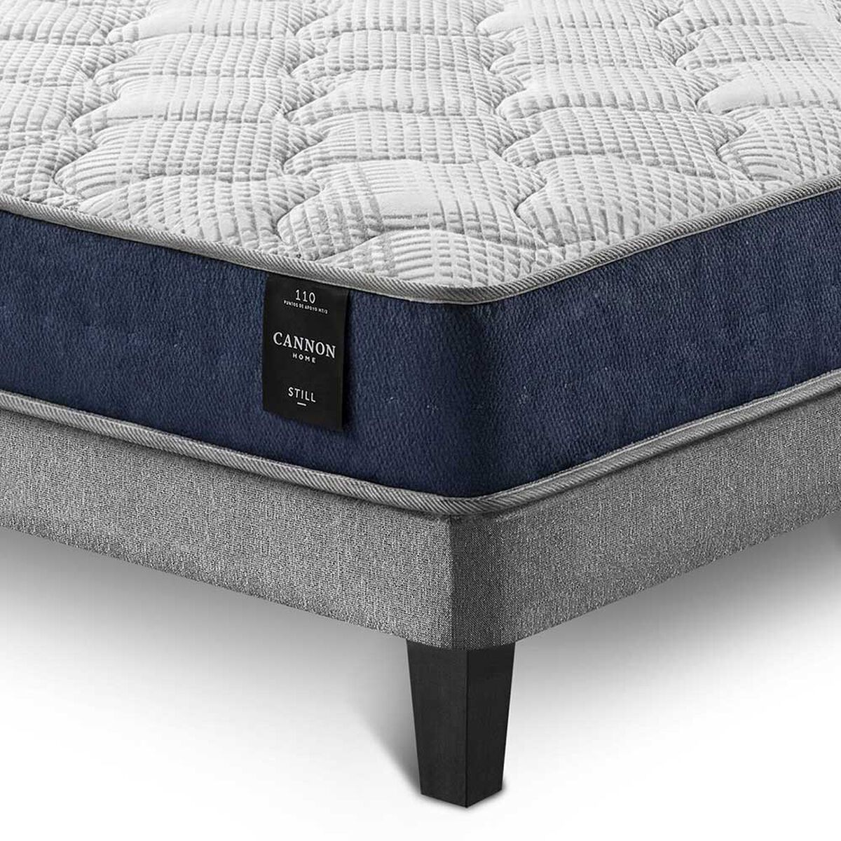 Cama Europea Cannon 2 Plazas New Still Base Dividida