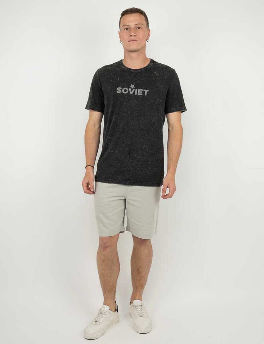 Polera Manga Corta Hombre Soviet