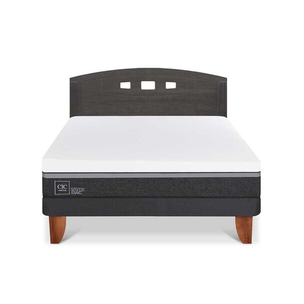 Cama Europea CIC 2 Plazas Ortopedic Advance + Respaldo Gales