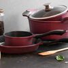 Baterías de Cocina Cerámica Kitchenware Cerámica Burdeo 10 Piezas