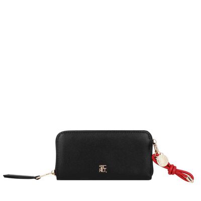 Billetera de Mujer Secret Kansas SC7 Extra Grande Negra