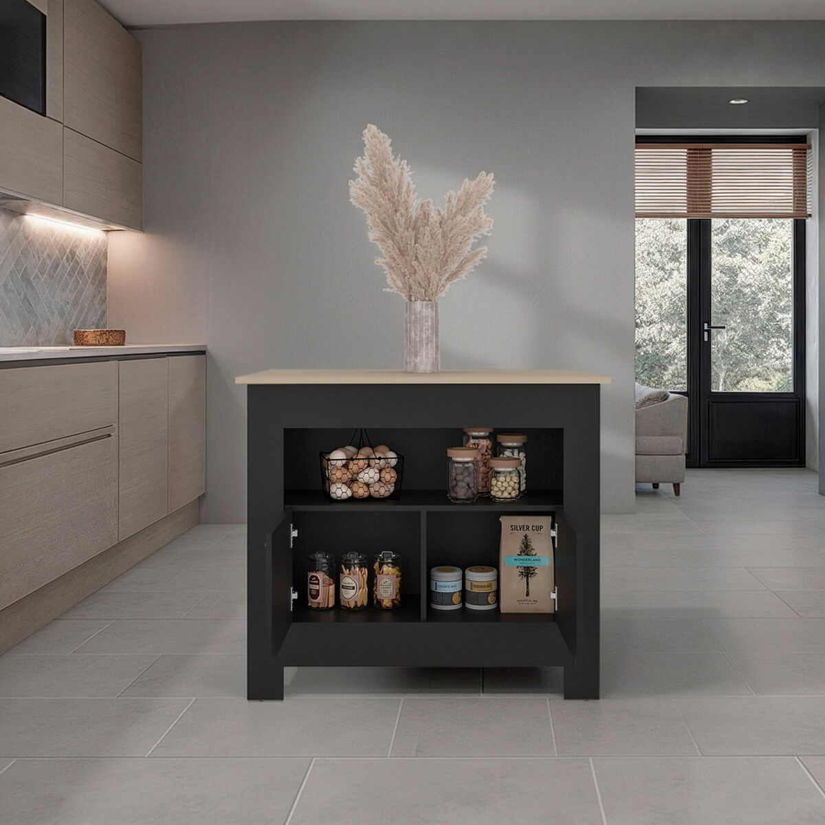 Isla de Cocina Tuhome Arlet Wengue Y Cartagena