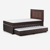 Cama Nido Rosen 1,5 Plazas Ergo T  + Respaldo