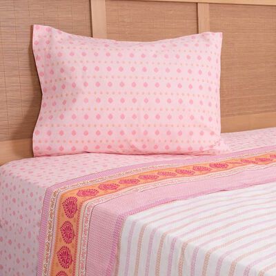 Juego de Sábanas Estampado Mashini 144 Hilos 1,5 Plazas Caico