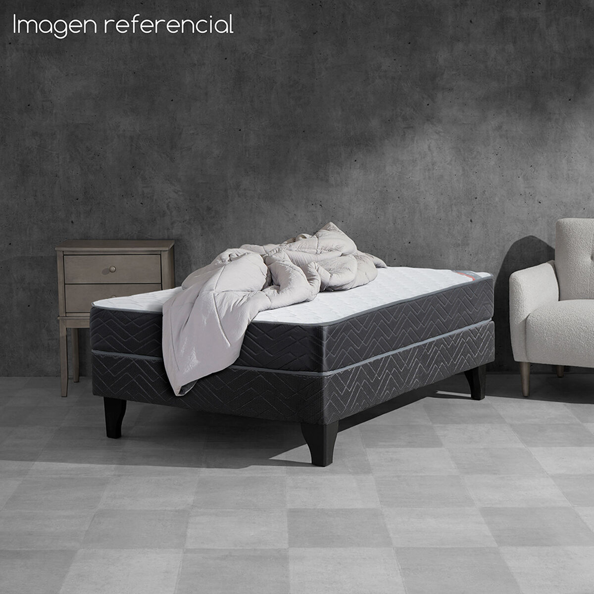 Cama Europea Celta 1,5 Plazas Active