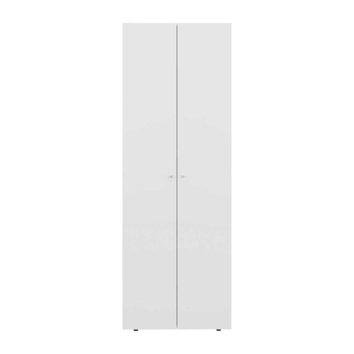 Combo Closet Tuhome 3 Puertas con Colgador + M&oacute;dulo Superior Dreams Blanco
