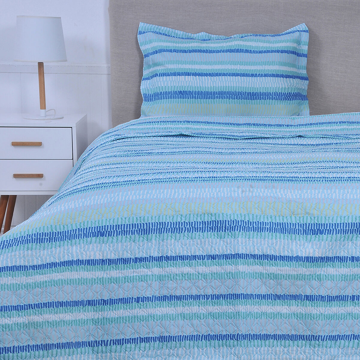 Quilt Mashini 1,5 Plazas Estampado Rodrigo