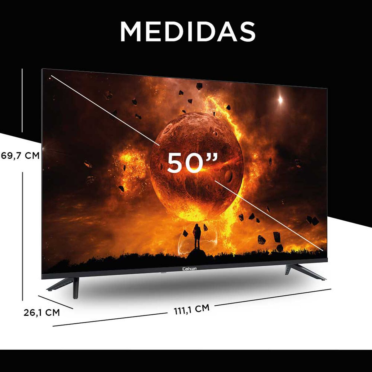 LED 50" Caixun C50V1UR Smart TV 4K UHD