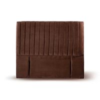 Respaldo Latam Home King Sorrento Tela Velvet Chocolate