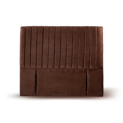 Respaldo Latam Home King Sorrento Tela Velvet Chocolate