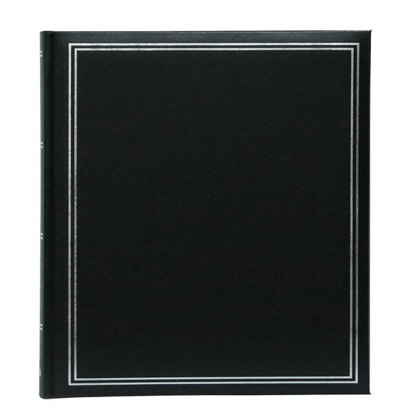 Álbum para Fotos Cartón Vgo Clásico Liso con Memo 200 Fotos Negro