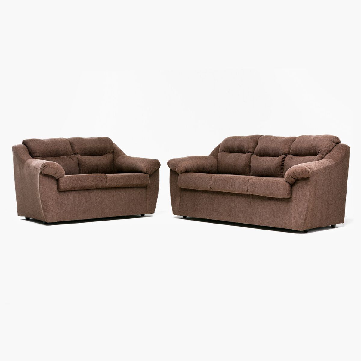 Juego de Living Cabsur Asturias 5 Cuerpos Chocolate