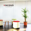 Cortina Roller Blackout Vincenzi Gris Metálico 240 x 230 cm
