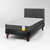 Cama Europea Drimkip 1 Plaza Funcional + Respaldo Royal