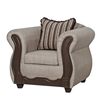 Juego de Living Black Factory Sofia 6 Cuerpos Beige