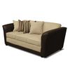 Juego de Living Elegant Detail Minesota Sofá 3 Cuerpos + Dos Sillones 1 Cuerpo Beige