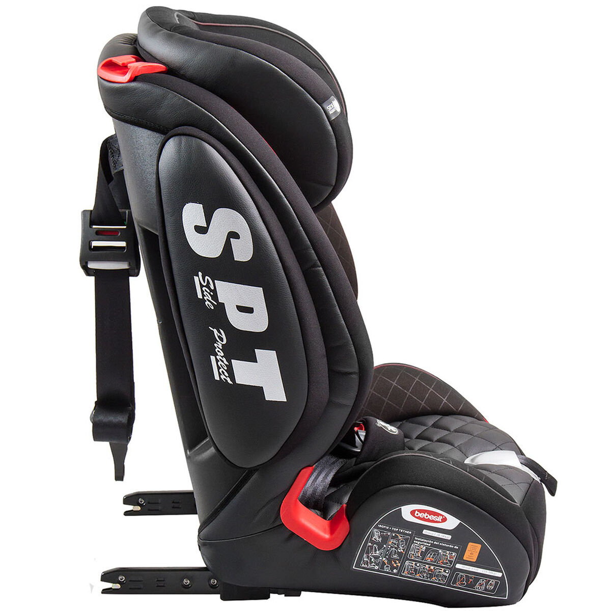 Silla de Auto Butaca Bewell Isofix Negra Bebesit