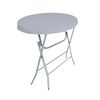 Mesa Plegable Redonda Gris 80cm Northwest