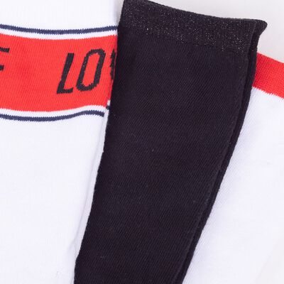 Imagen 2 del producto Pack 3 Calcetines Mujer Icono Blanco