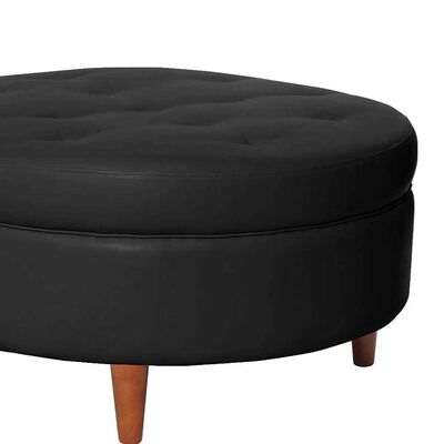 Imagen 2 del producto Pouf Latam Home Paris PU Negro
