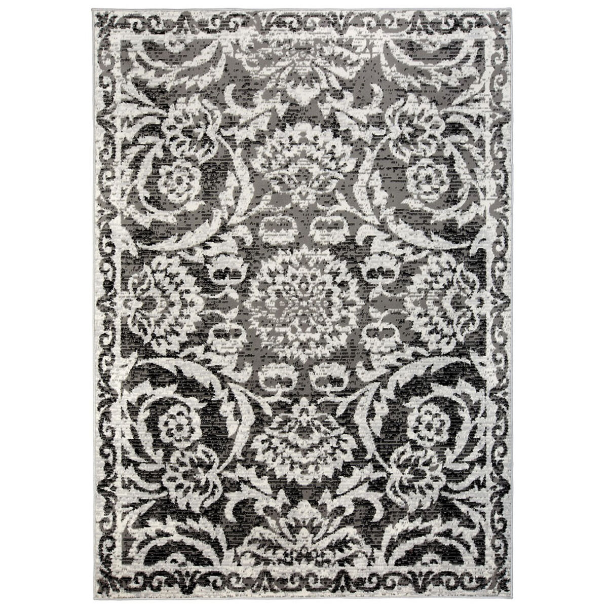 Alfombra Modalfo Kashan King 244 x 305 cm Gris