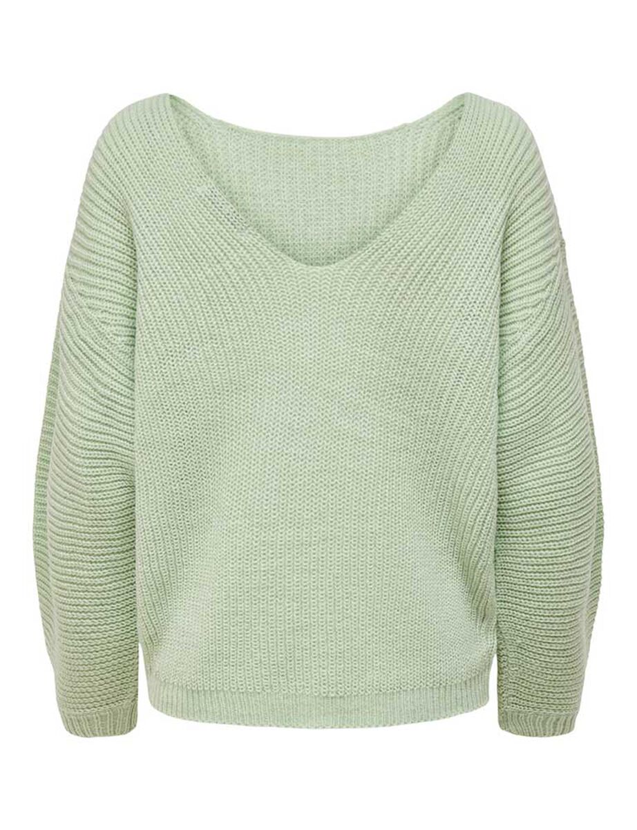 Sweater Escote en V Espalda Mujer Jacqueline De Yong