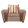 Juego de Living Ruzam Mobel Creta Sofá 3 Cuerpos + Dos Sillones 1 Cuerpo Lino Beige