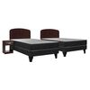 Dúplex Camas Europeas Celta 1 Plaza Atlantis Black + Respaldo + Velador