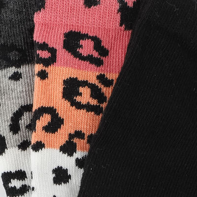 Imagen 2 del producto Pack 3 Unidades Calcetin Mujer Largo de Algodón Icono Surtido