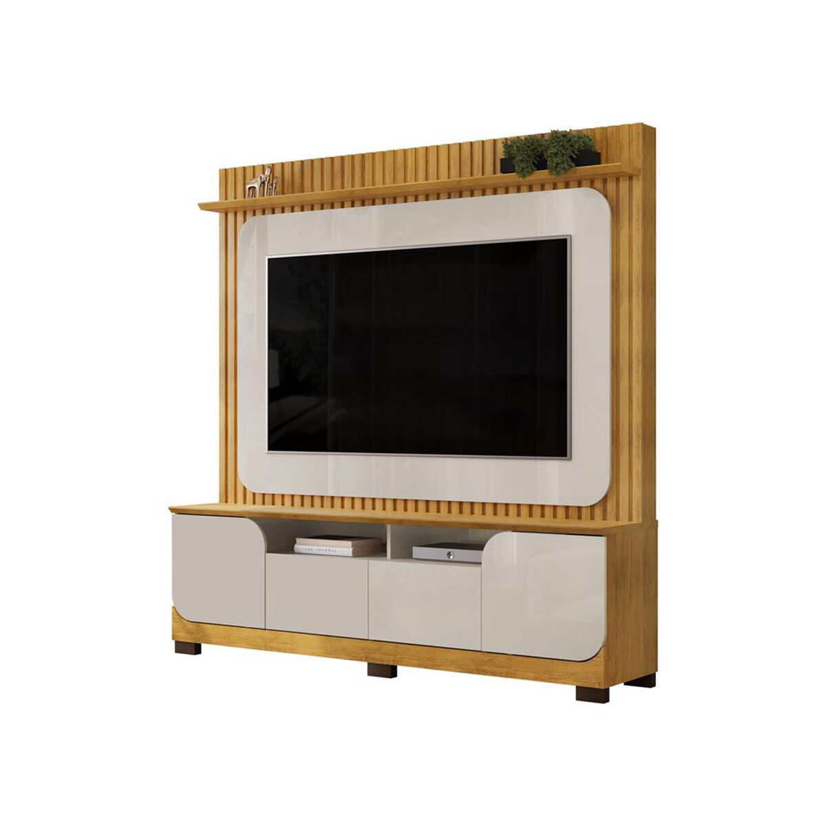 Home TV Altavision Vogue Ced Gris y Café claro