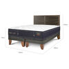 Cama Europea CIC 2 Plazas Grand Premium + 1 Respaldo Rhone