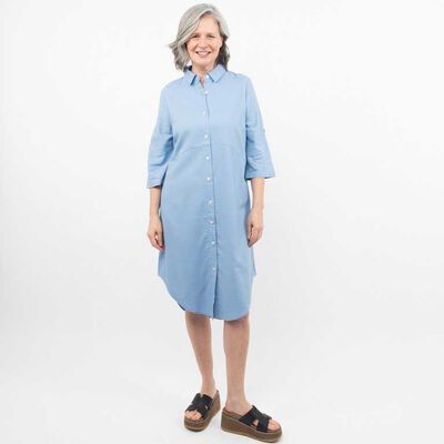 Vestido Midi Manga Larga Mujer Portman Club