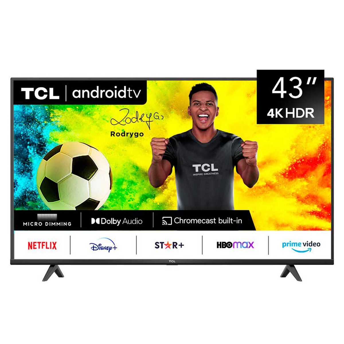 LED 43" TCL 43P615 Android Smart TV UHD