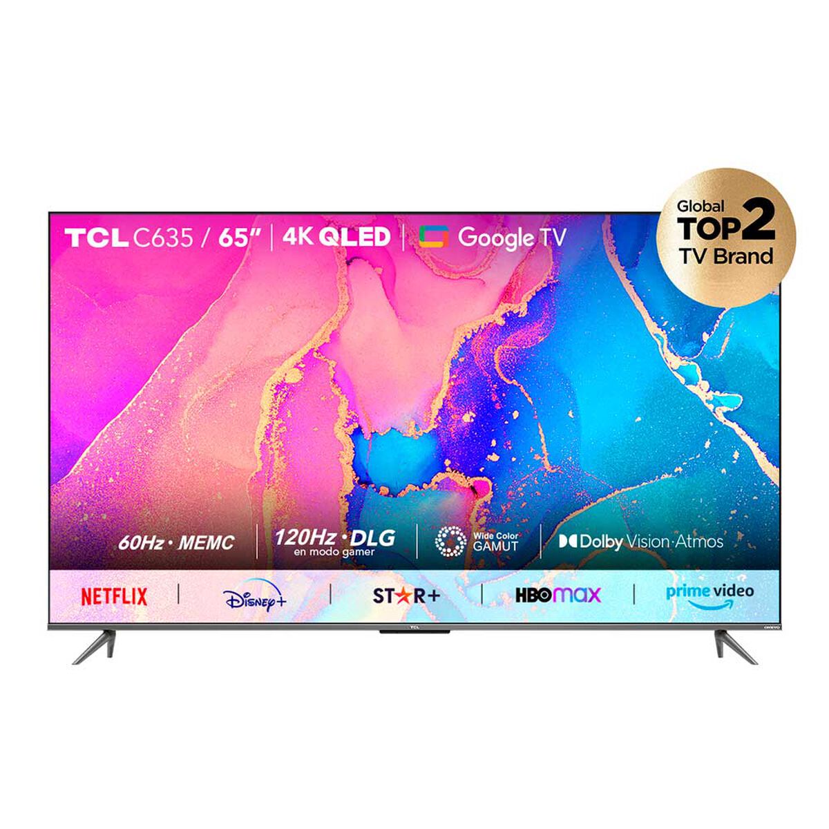 QLED 65" TCL 65C635 Smart TV 4K UHD 2022